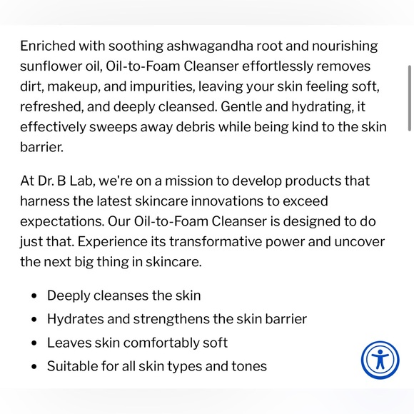 💦 Dr. B LAB FOAMING FACE CLEANSER - Picture 5 of 6